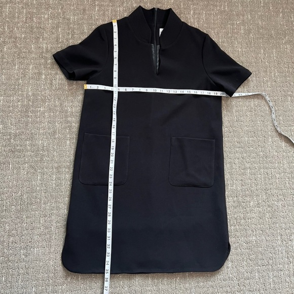 Patty Kim Simone Short Sleeve Shift Dress Black Size Small - Picture 4 of 9